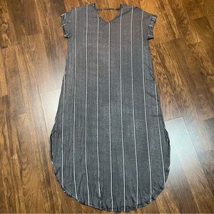 Lularoe XL Macy gray striped